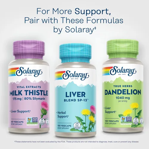 Solaray Liver Blend Sp-13, Soporte Hepático Tradicional Con