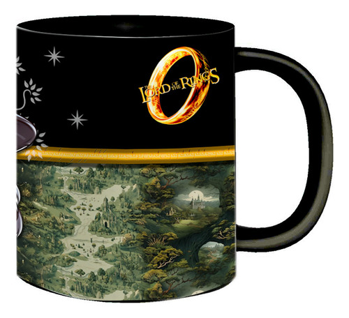 Caneca Porcelana Coleção Gandalf Mago The Lords Of The Rings