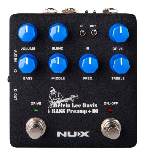 Pedal Nux Nbp-5 Preamplificador Bajo Eléctrico Caja Directa