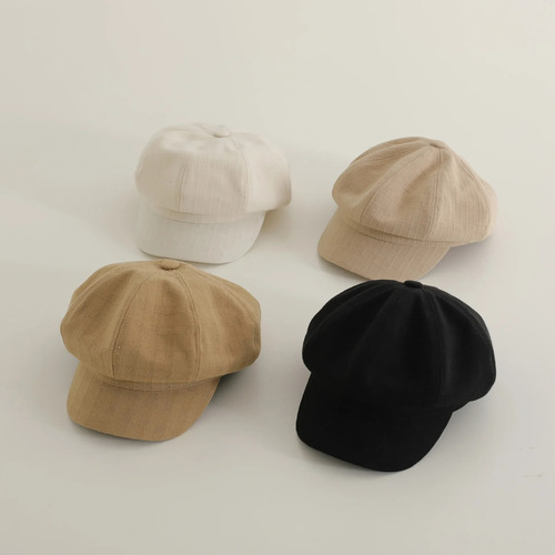 Gorro Británico Con Diseño Retro A Rayas Para Niños