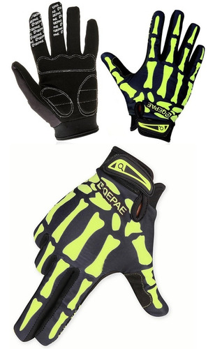 Imagen 4 de 7 de Guante Bicicleta Moto Fitness Touch Screen P / Celular Crazy