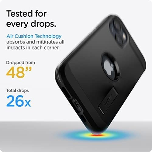 Capa Spigen Tough Armor Para iPhone 13 Mini - Preta