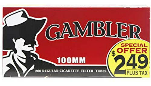 Tubo Y-o Papel Para Armar Gambler Regular 100mm (100s) Pre-p