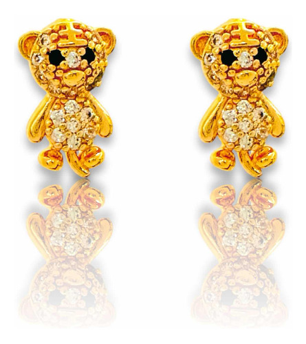 Aretes De Tigre Mini + Estuche De Lujo