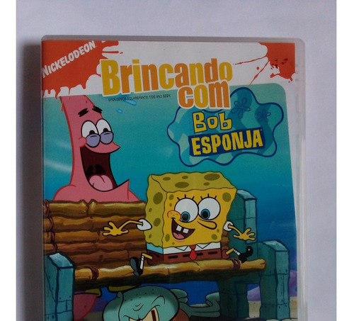 Dvd Brincando Com Bob  Esponja