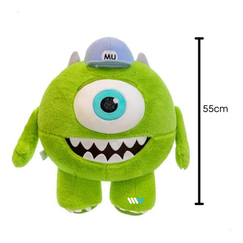 Peluche Mike Wazowski Monster Inc 55cm Gigante Importado