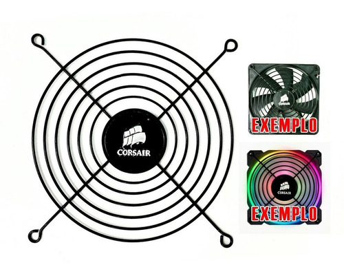 Imagem 1 de 3 de Grade Grelha Cooler Fan Corsair 140mm Pc Computador Gamer