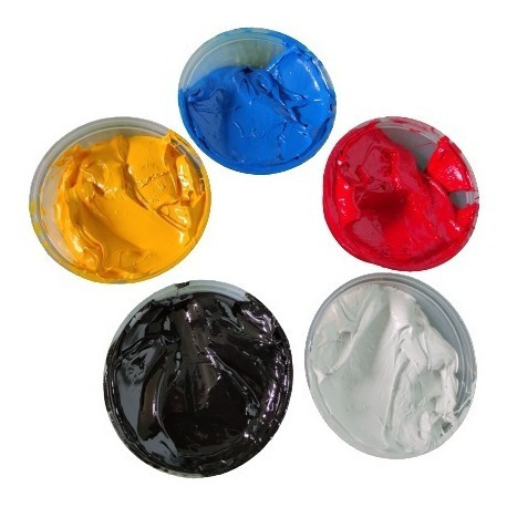 Imagen 8 de 9 de Pinturas Para Serigrafia Plastisol Cubriente Tinpes 1kg