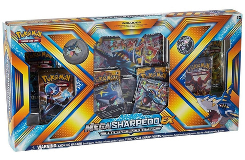 Juego De Cartas Pokemon Mega Sharpedo Gx Premium Collection