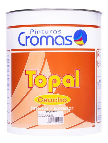 Pintura Cromas Clase B Topal Negro Galón