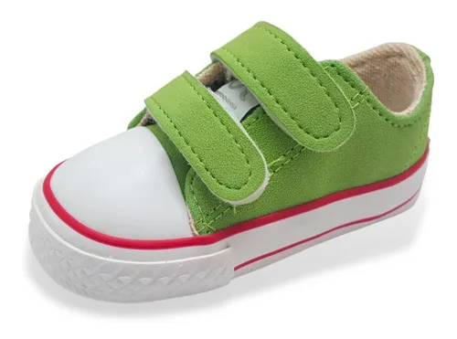 Zapatillas Bebe Caminante Ecocuero Verde Toot Talle 18 Al 23