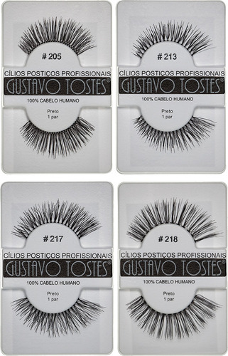 6 Cílios Postiços #205 #213 #217 #218 Atacado