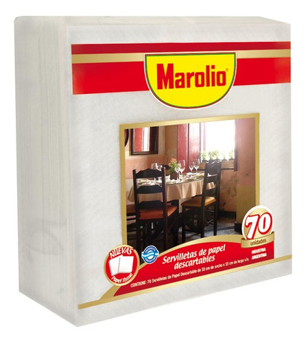 Pack X 3 Unid Servilleta  Exbca 70 Un Marolio Servilletas