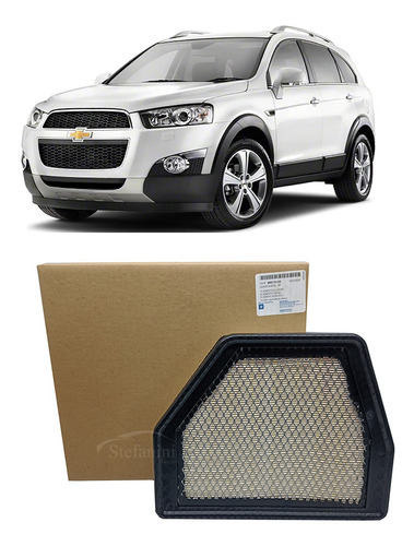 Filtro Ar Do Motor Original Captiva 2014 2015 3.6 24v