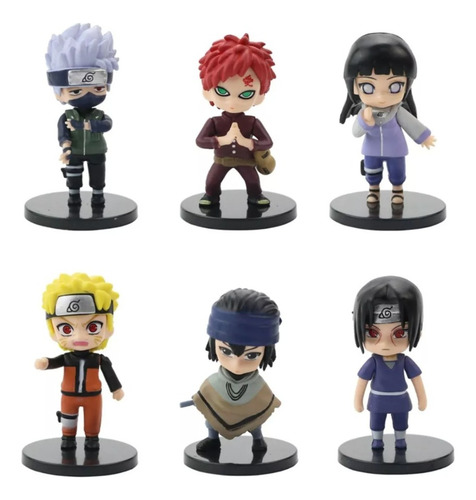 Set 12 Figuritas Naruto Shippuden Colección