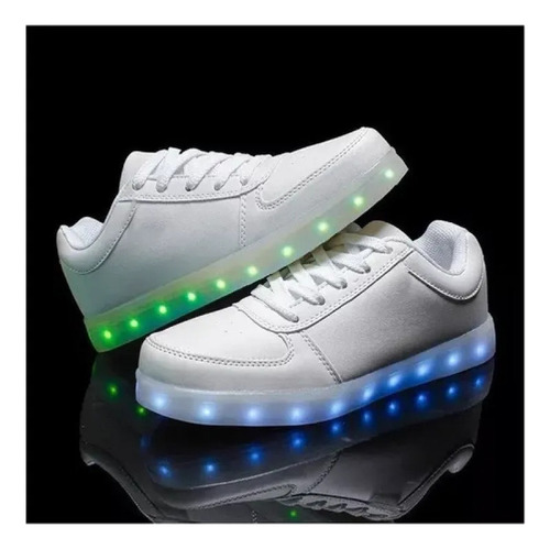 - Nuevos Zapatos Deportivos Luminosos Led Con Carga Usb