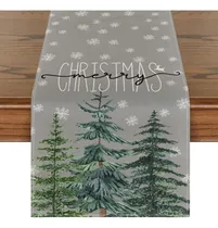 Comprar Artoid Mode Camino Mesa Navidad Diseño Copo Nieve Arbol Pino