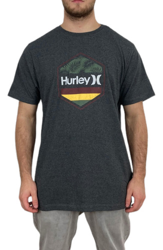 Camiseta Hurley Silk Palms Roots