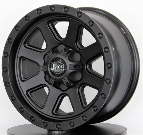 Rodas Aro 17x9 Hd Off-road Or-05 6x139 Raw / Jogo Cor Preta Fosca