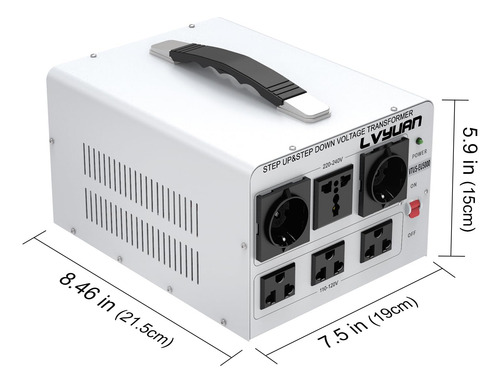 Transformador De Voltaje Lvyuan 5000w Step Arriba/down