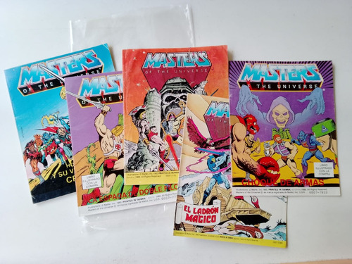 Comic Revista Original He-man Mattel - Lote De Revistas