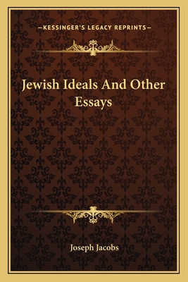 Libro Jewish Ideals And Other Essays - Jacobs, Joseph