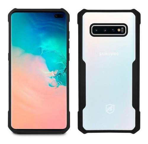 Capa Dual Shock X Para Samsung Galaxy S10 - Gshield Cor Preto