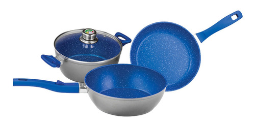 Flavorstone Bateria De Cocina Set Azul