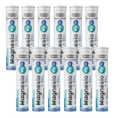 Magnesio + Zinc Sabor Naranja Pack X12 German Energy