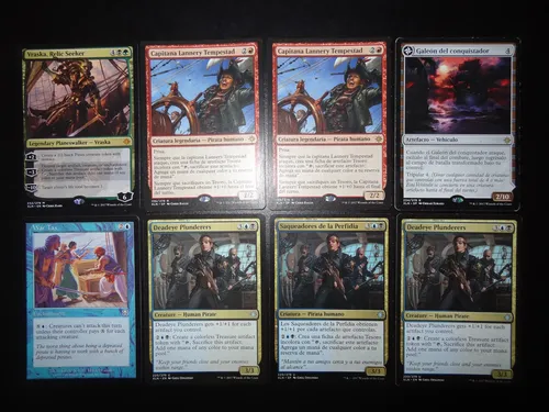Mazo Piratas 5 Colores Tesoros Vraska Relic Seeker Magic Mtg (Usado)