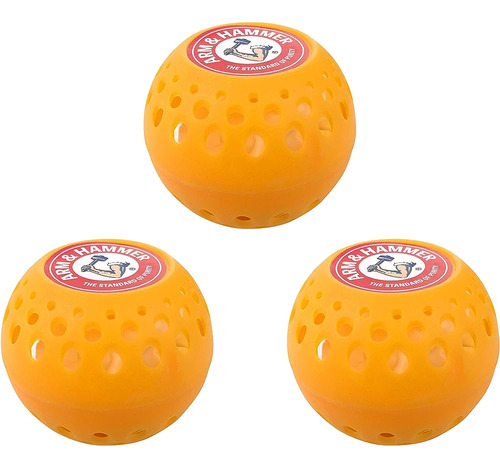Arm & Hammer 48127 Odor Busterz Balls, 3 Pack, Orange