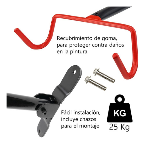 Soporte Horizontal De Pared Para Bicicleta Ruta Montaña Bmx