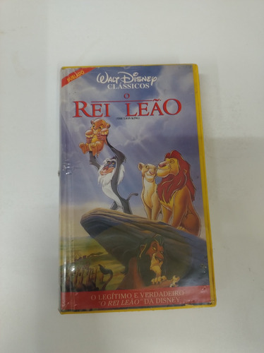 Fita Vhs O Rei Leão Clássico Walt Disney Original Verde V506