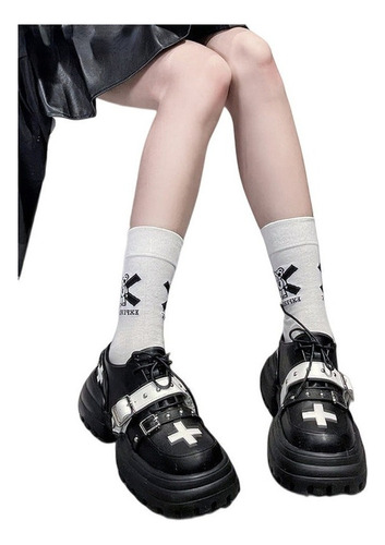Zapatos Plataforma Cordones Mujer Calzado Estilo Punk Lolita