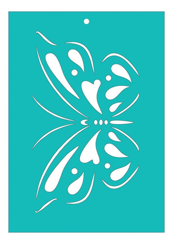 Imagen 3 de 3 de Stenciles Laura Craft Set Mariposas + Maripositas