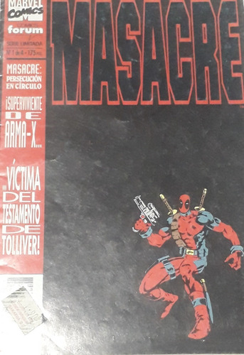 Historieta Comic * Masacre Nº 1 Planeta D'agostoni Marvel An