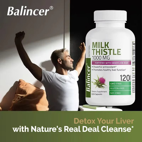 Balincer Milk Thistle Cardo Mariano 120 Cápsulas Sin Sabor