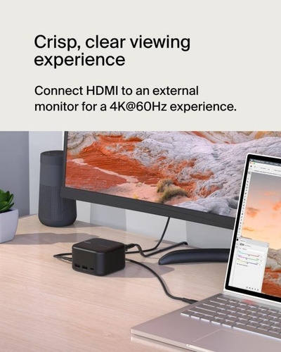 Belkin Connect Usb-c 6 En 1 Core Gan Dock 130 W, Estación De