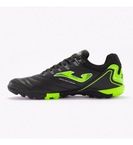 Tenis Fútbol Rápido Hombre Joma Maxs2401tf Turf Negro Lc.