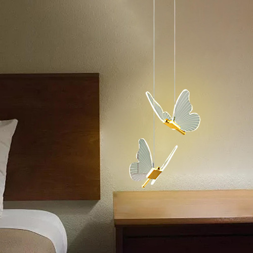 Lámpara Colgante Lámpara De Techo Luz Blanca Doble