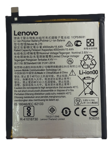 Bateria Para Motorola G6 Play Bl270 100%original