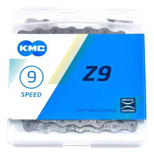 Cadena Cadenilla Kmc Z9 Para Mtb De 9 Velocades Ciclismo