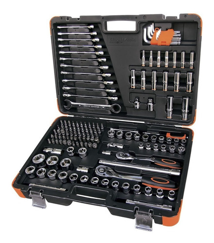Imagem 1 de 6 de Jogo Oficina Master Maleta Com 141 Ferramentas 5000t Robust