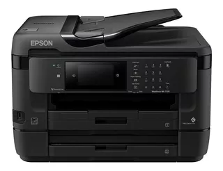 Impresora a color multifunción Epson WorkForce WF-7720 con wifi negra 110V/220V