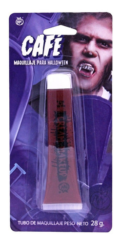 Maquillaje Para Rostro Tubo Pintura Café Halloween Fiesta