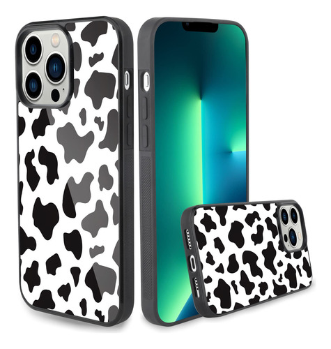 Kanghar Funda Para iPhone 14 Pro Max Diseño Vaca Bonito