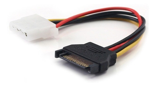 Cable De Poder Sata Macho A Molex Hembra 15 Centimetros