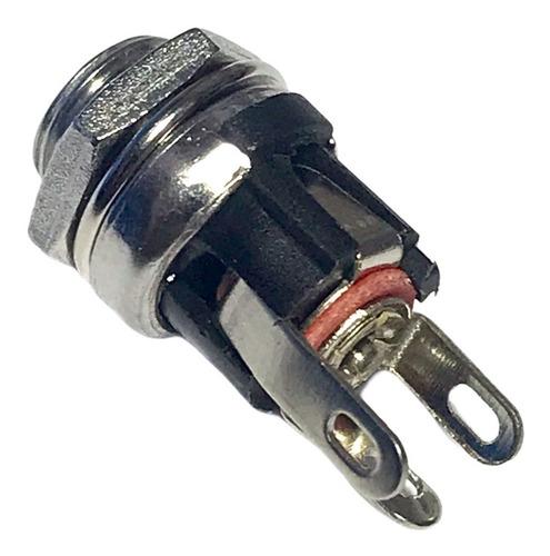 10 Unidades Ficha Jack Hueco 5.5x2.1mm Chasis Metal C/corte