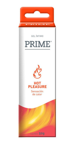 Imagen 1 de 3 de Gel Lubricante Prime Sensual Hot Pleasure X 50 Gr