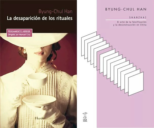 2x Desaparición Rituales Arte Falsificacion Byung Chul Han